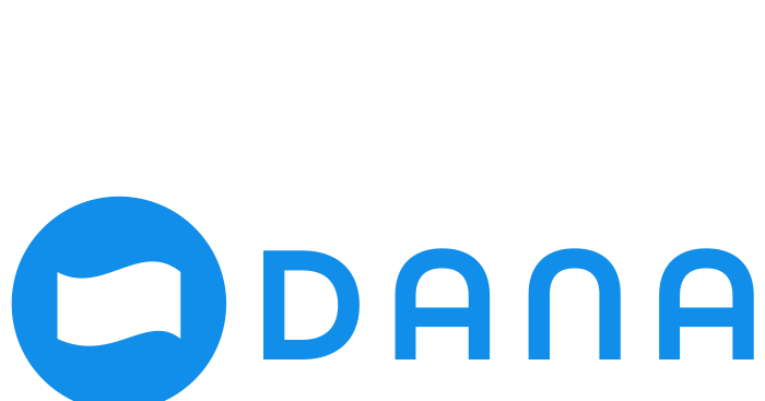 logo dana dompet digital PNG
